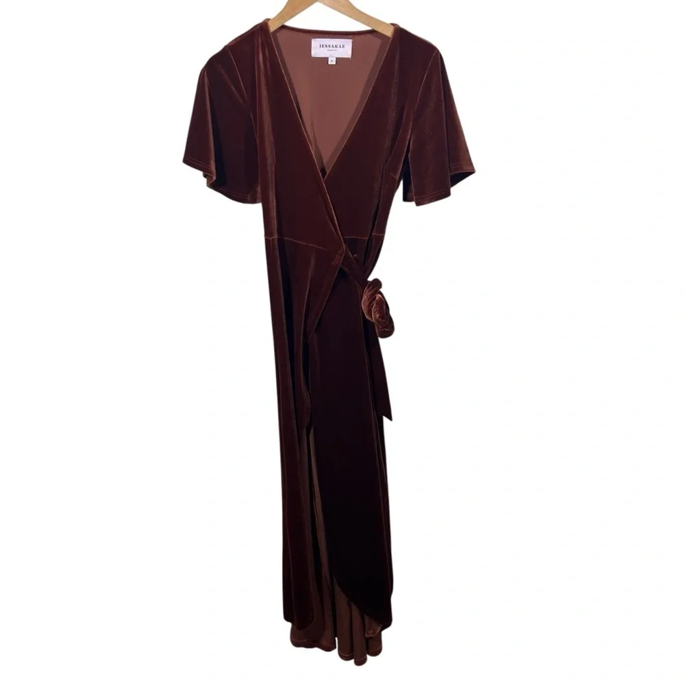 JessaKae Velvet Dress Size Small - Picture 2 of 5